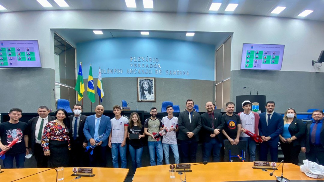 Câmara recebe estudantes que participarão da Mostra Brasileira de Foguetes